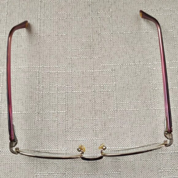 Anne Klein Women Glasses/Eyeglasses Gold Tone Full Rim Eye Wear Frame - Picture 12 of 12